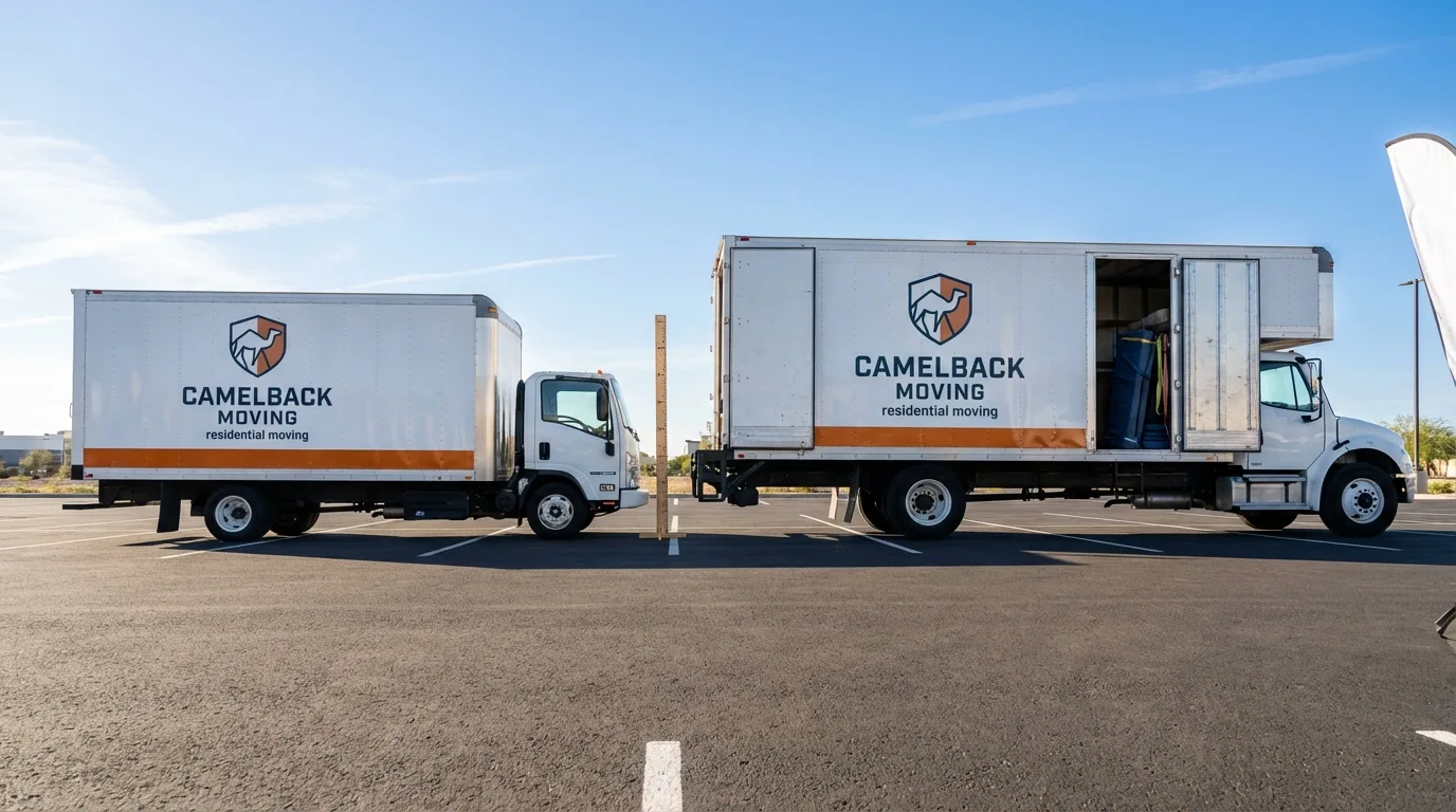 Moving truck size capacity guide in Hinsdale